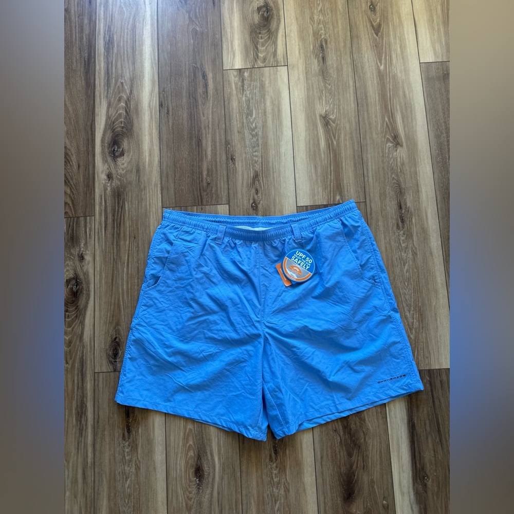 Columbia men’s backcast III Blue water short size XXL NWT